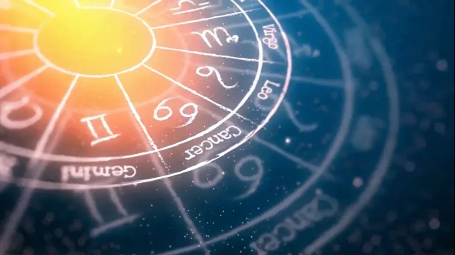Divine Wealth Path Reading zodiac-wheel video artwork from the official sales page