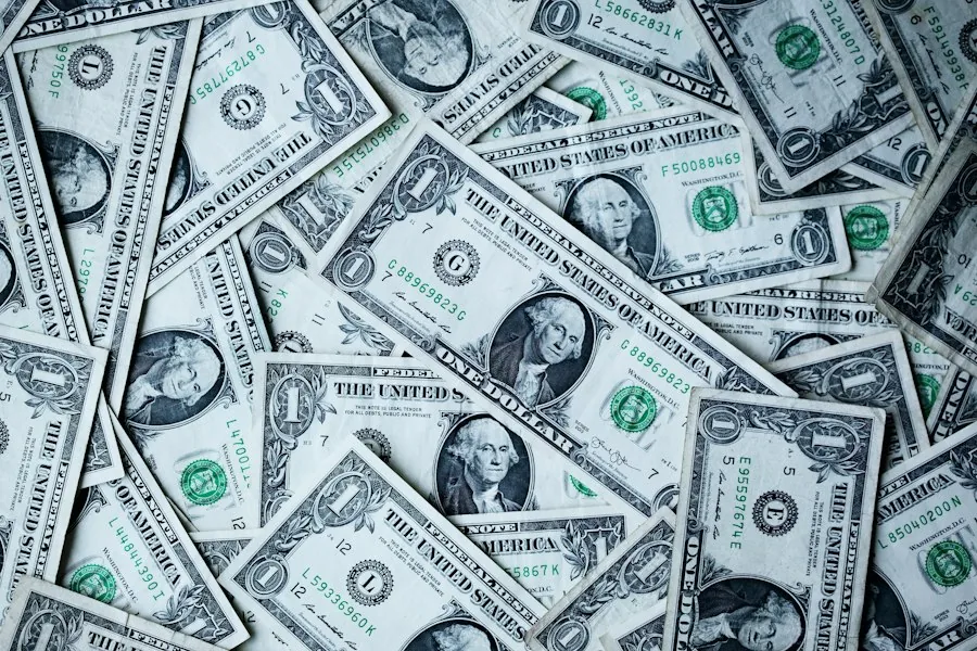 Pile of US hundred-dollar bills (illustrative stock photo)