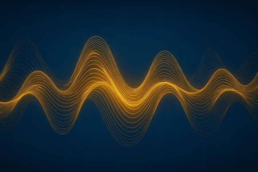 The Forbidden Secret sound-wave artwork from the official sales page